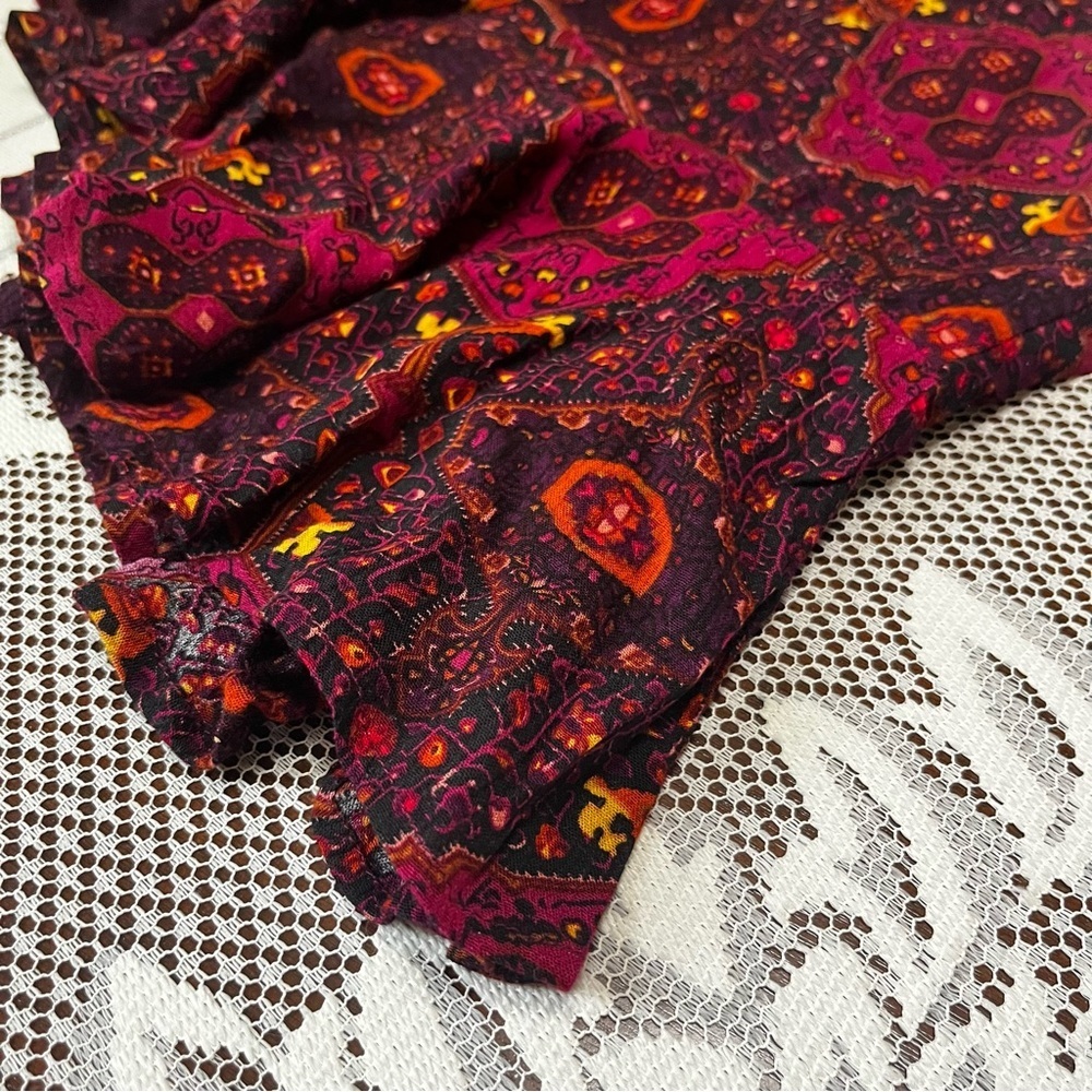 NWT love riche long sleeve ruffle mini dress with back cut out size medium - Picture 6 of 8